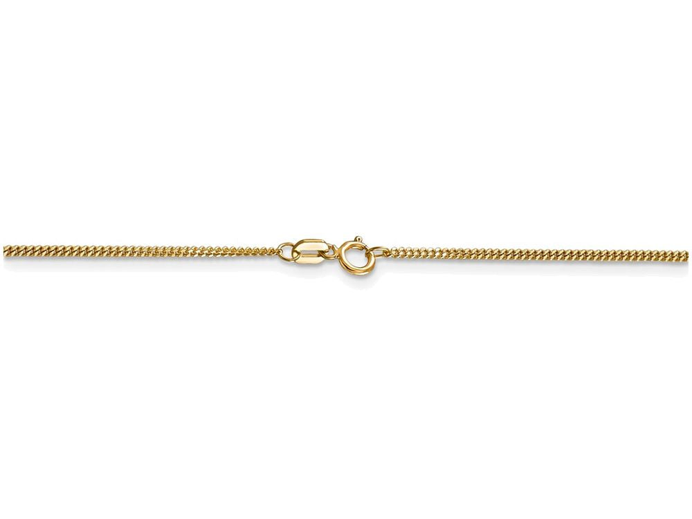 FJC Finejewelers 16 Inch 14k Yellow Gold 1.3mm Curb Chain Necklace