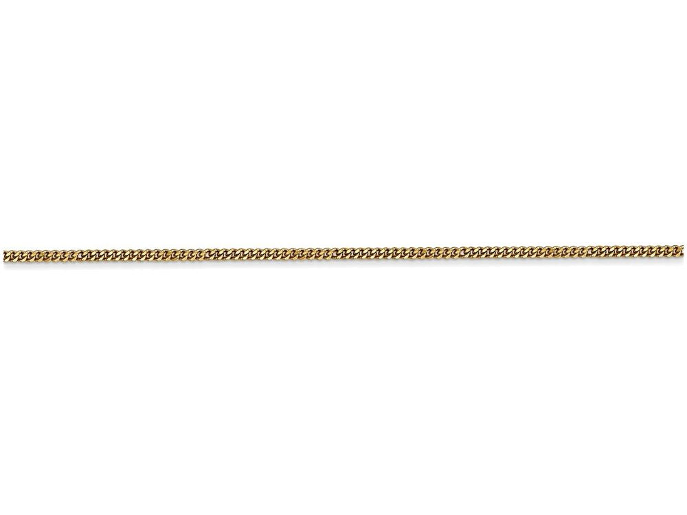 FJC Finejewelers 20 Inch 14k Yellow Gold 1.3mm Curb Chain Necklace