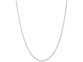 FJC Finejewelers 18 Inch 14k White Gold .8mm Polished Light Baby Rope Chain Necklace