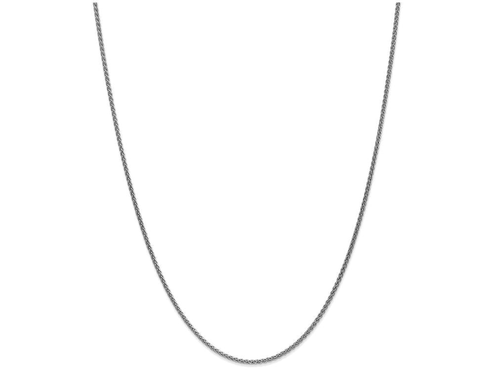 FJC Finejewelers 10 Inch 14k White Gold 1.65mm Solid Polished Spiga Chain Ankle Bracelet