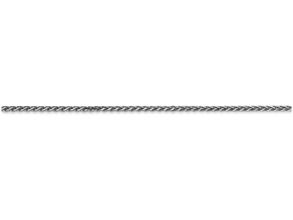 FJC Finejewelers 16 Inch 14k White Gold 1.4mm Solid bright-cut Spiga Chain Necklace