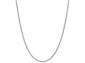 FJC Finejewelers 18 Inch 14k White Gold 1.4mm Solid bright-cut Spiga Chain Necklace