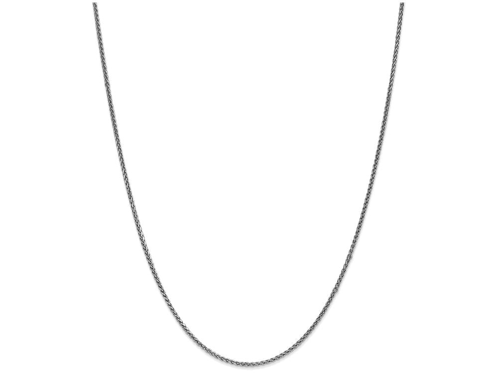 FJC Finejewelers 6 Inch 14k White Gold 1.4mm Solid bright-cut Spiga Chain Bracelet