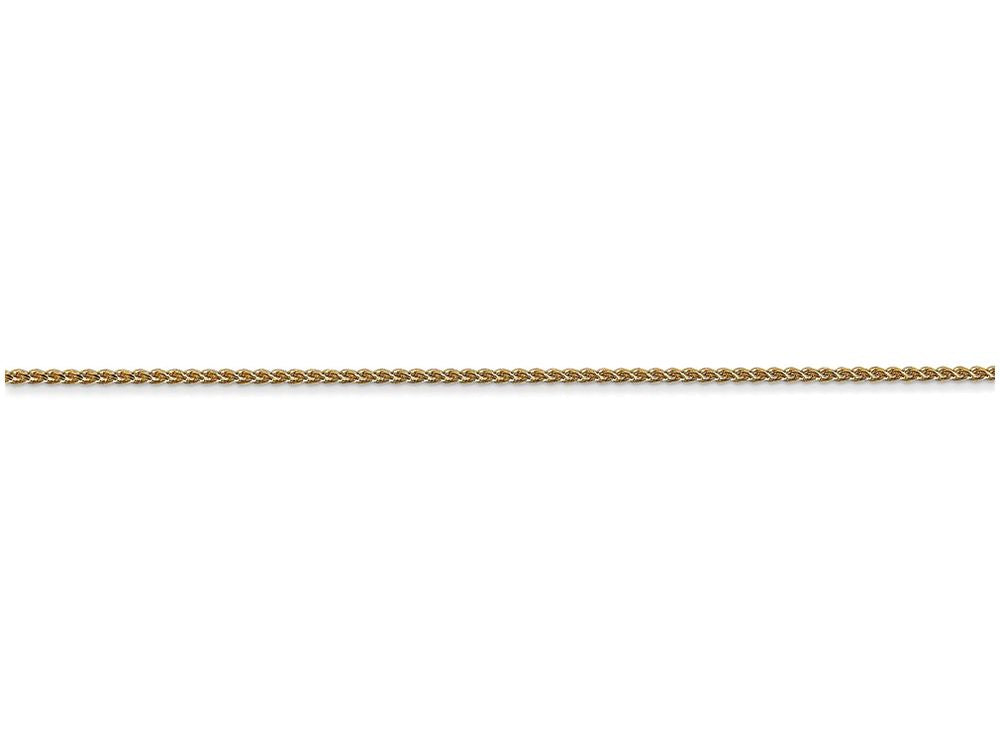 FJC Finejewelers 24 Inch 14k Yellow Gold 1mm Solid bright-cut Spiga Chain Necklace