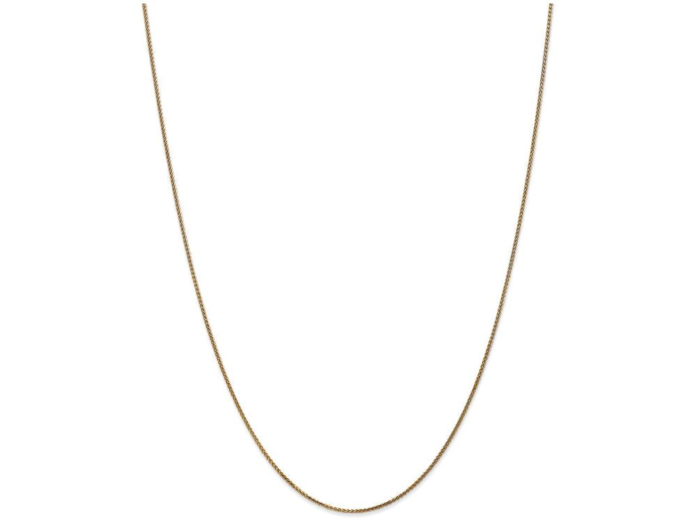 FJC Finejewelers 24 Inch 14k Yellow Gold 1mm Solid bright-cut Spiga Chain Necklace