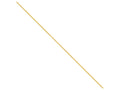 FJC Finejewelers 24 Inch 14k Yellow Gold 1.8mm Solid bright-cut Spiga Chain Necklace
