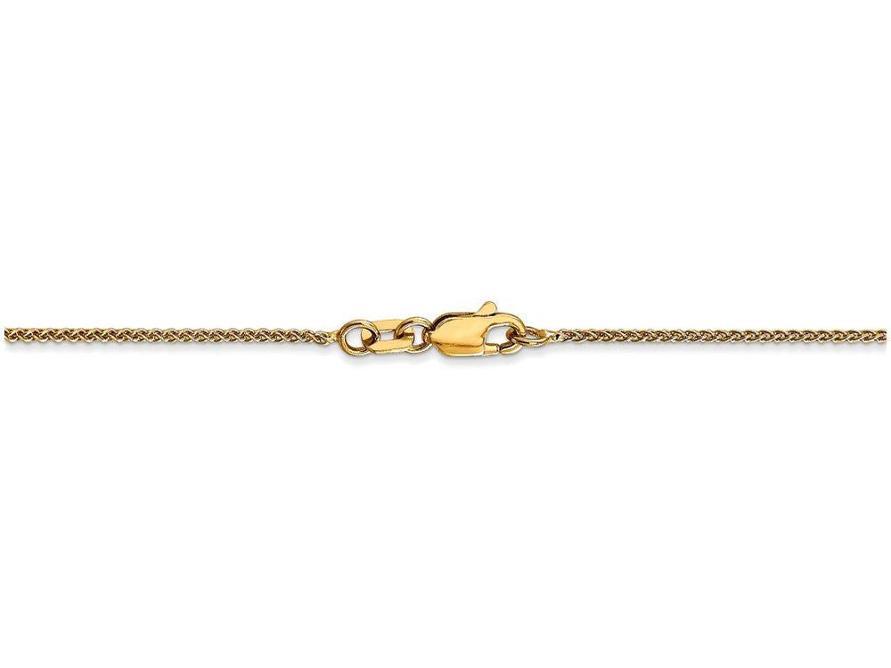 FJC Finejewelers 18 Inch 14k Yellow Gold 1.1mm Solid Polished Spiga Chain Necklace