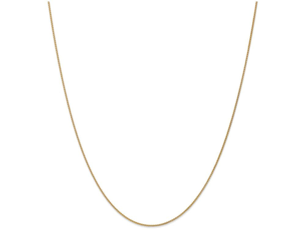 FJC Finejewelers 24 Inch 14k Yellow Gold 1.1mm Solid Polished Spiga Chain Necklace