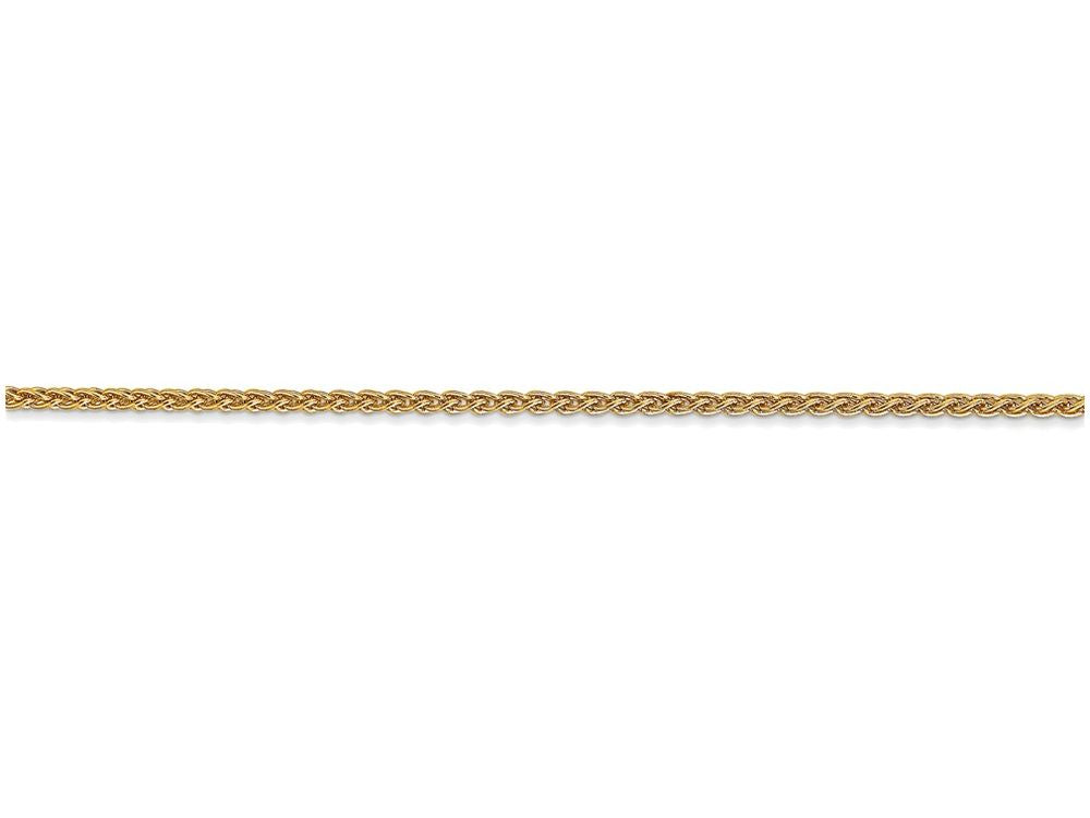 FJC Finejewelers 7 Inch 14k Yellow Gold 1.65mm Solid Polished Spiga Chain Bracelet
