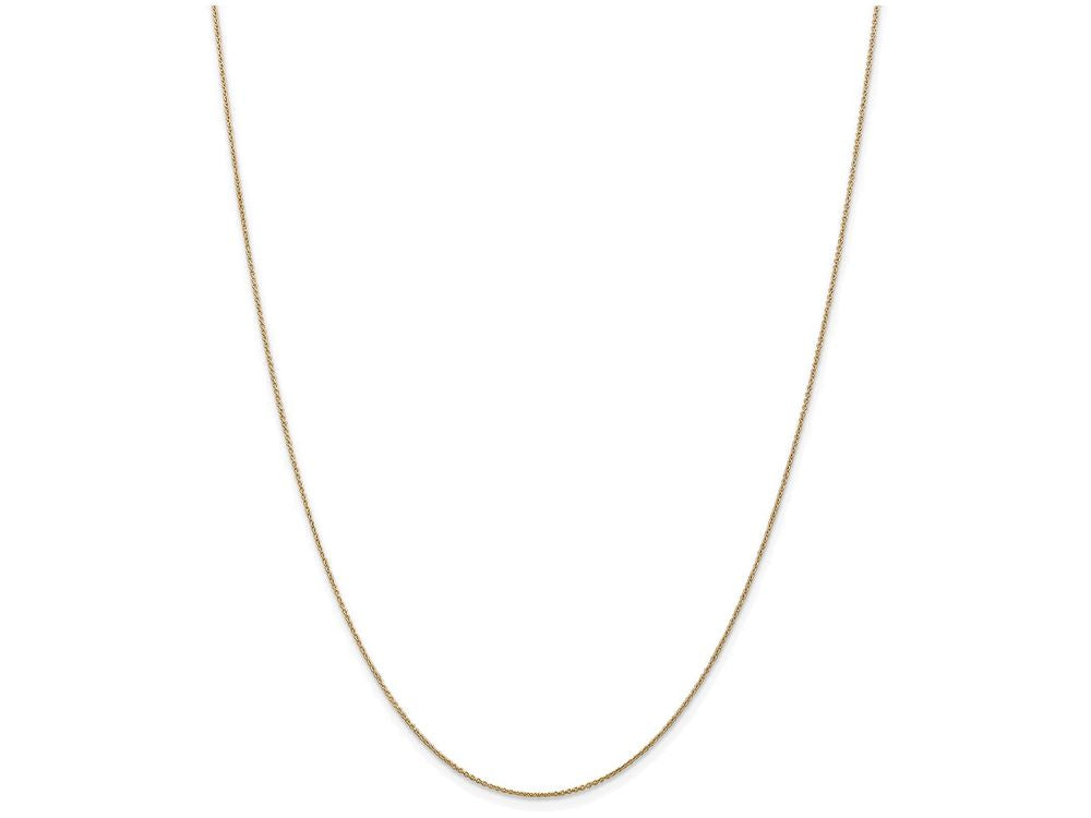 FJC Finejewelers 24 Inch 14k Yellow Gold .75mm Solid Polished Cable Chain Necklace