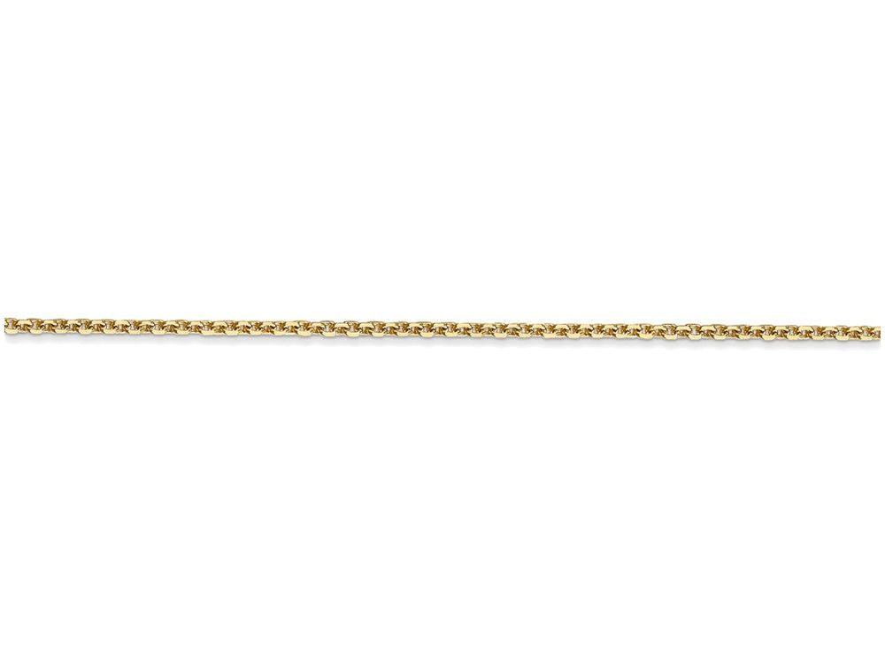 FJC Finejewelers 20 Inch 14k Yellow Gold 1.3mm Solid bright-cut Cable Chain Necklace