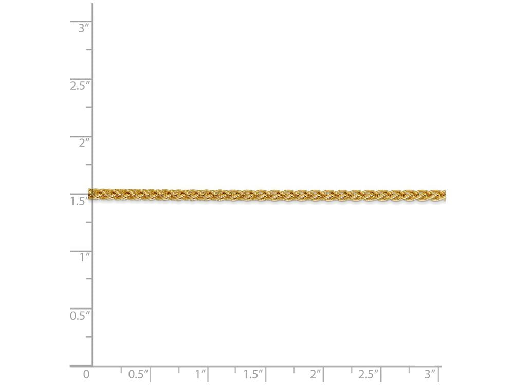 FJC Finejewelers 30 Inch 14k Yellow Gold 2.8mm Spiga Chain Necklace