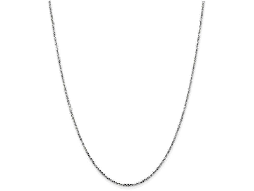 FJC Finejewelers 10 Inch 14k White Gold 1.3mm Solid bright-cut Cable Chain Ankle Bracelet
