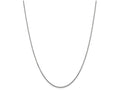 FJC Finejewelers 16 Inch 14k White Gold 1.3mm Solid bright-cut Cable Chain Necklace