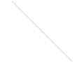 FJC Finejewelers 24 Inch 14k White Gold 0.65mm bright-cut Spiga Chain Necklace