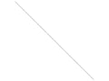 FJC Finejewelers 24 Inch 14k White Gold 0.65mm bright-cut Spiga Chain Necklace