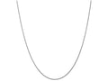 FJC Finejewelers 24 Inch 14k White Gold 1mm Chain Necklace