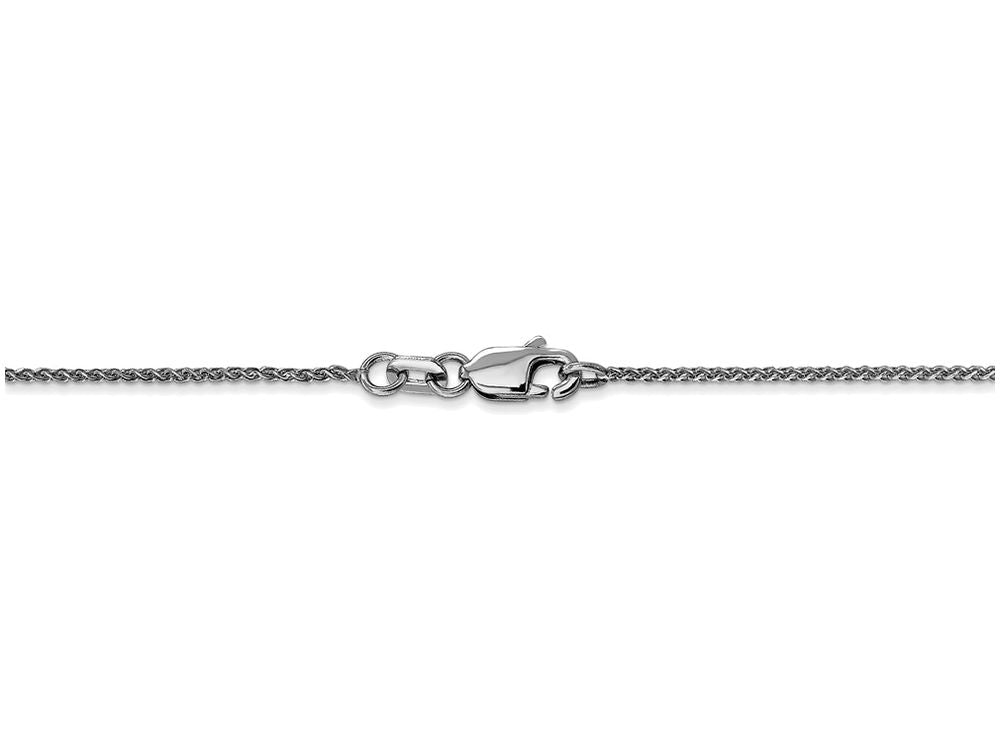 FJC Finejewelers 9 Inch 14k White Gold 1mm Chain Ankle Bracelet (Smaller Ankles)