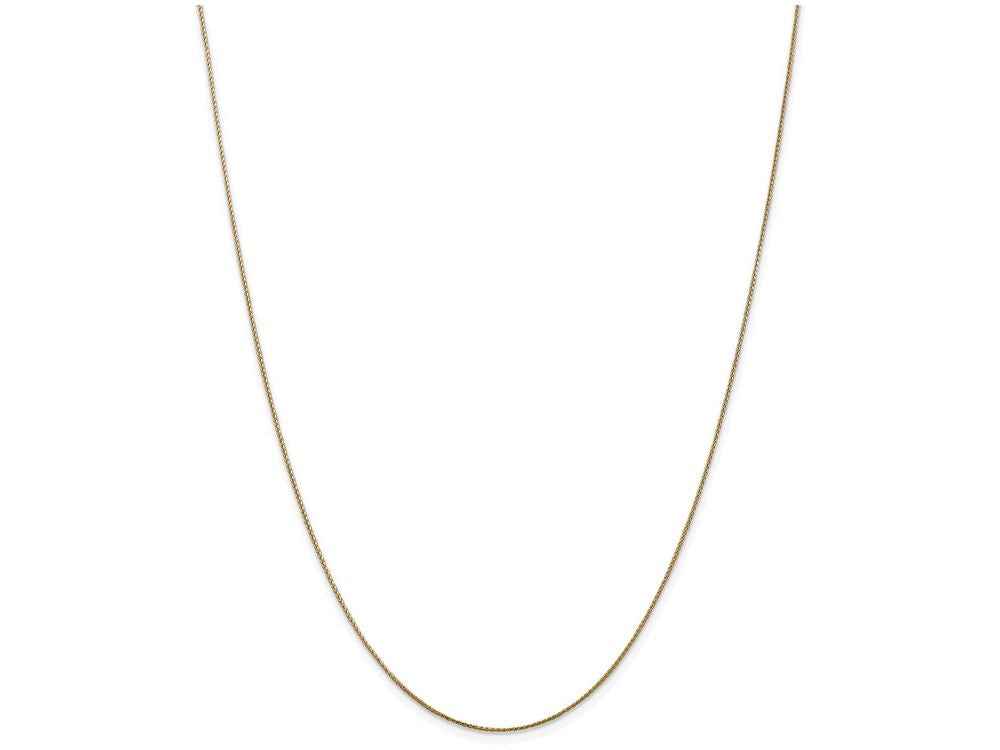 FJC Finejewelers 24 Inch 14k Yellow Gold bright-cut 0.65mm Spiga Chain Necklace
