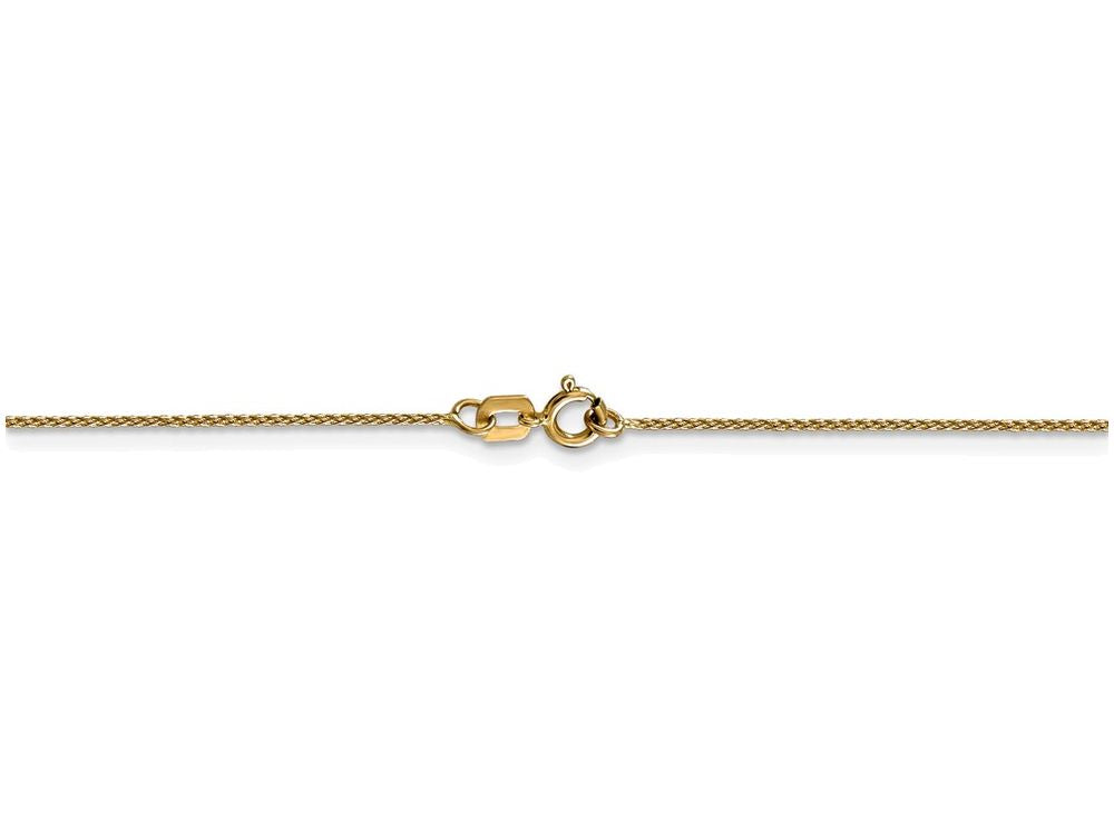 FJC Finejewelers 24 Inch 14k Yellow Gold bright-cut 0.65mm Spiga Chain Necklace