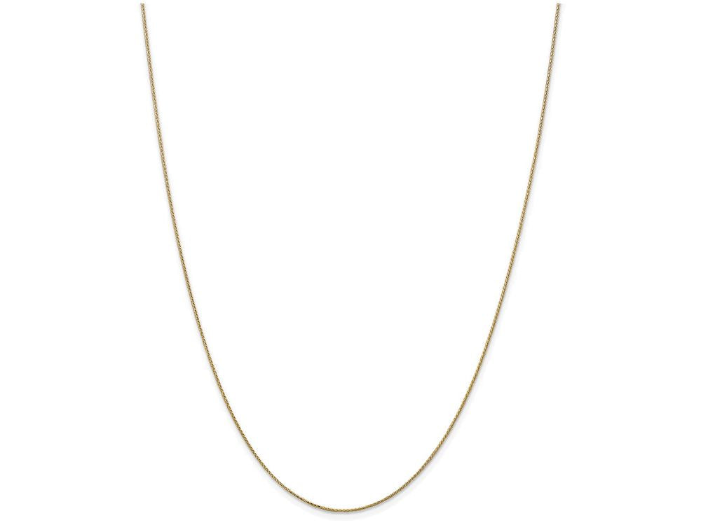 FJC Finejewelers 24 Inch 14k Yellow Gold bright-cut 0.65mm Spiga Chain Necklace