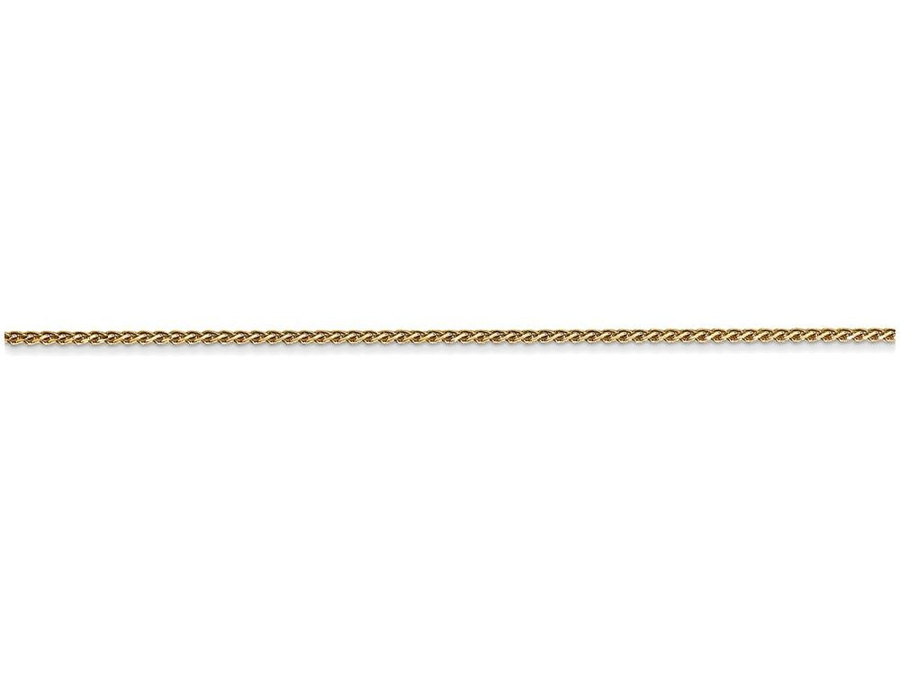 FJC Finejewelers 7 Inch 14k Yellow Gold 1mm Solid bright-cut Spiga Chain Bracelet