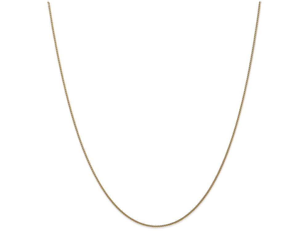 FJC Finejewelers 7 Inch 14k Yellow Gold 1mm Solid bright-cut Spiga Chain Bracelet