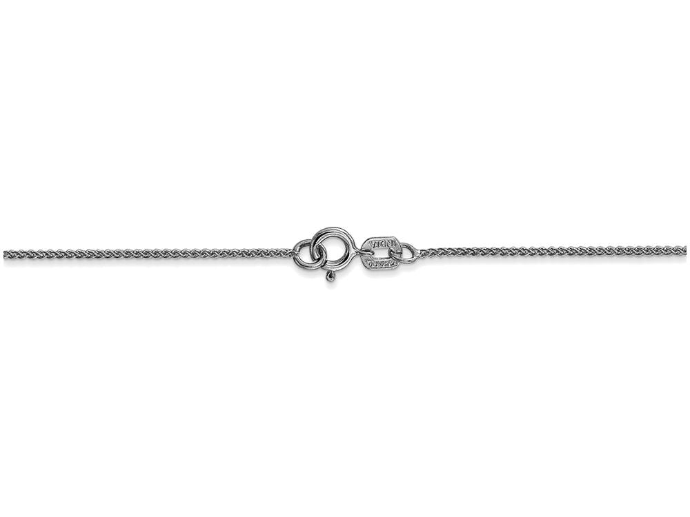 FJC Finejewelers 16 Inch 14k White Gold 0.80mm Spiga Chain Necklace