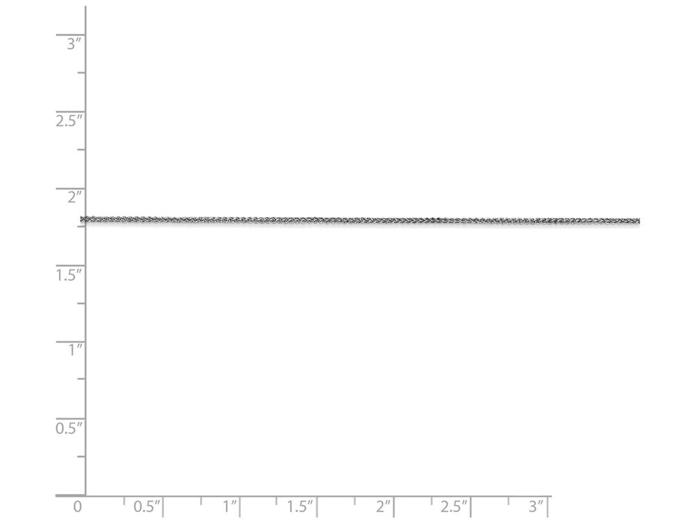 FJC Finejewelers 30 Inch 14k White Gold 0.80mm Spiga Chain Necklace