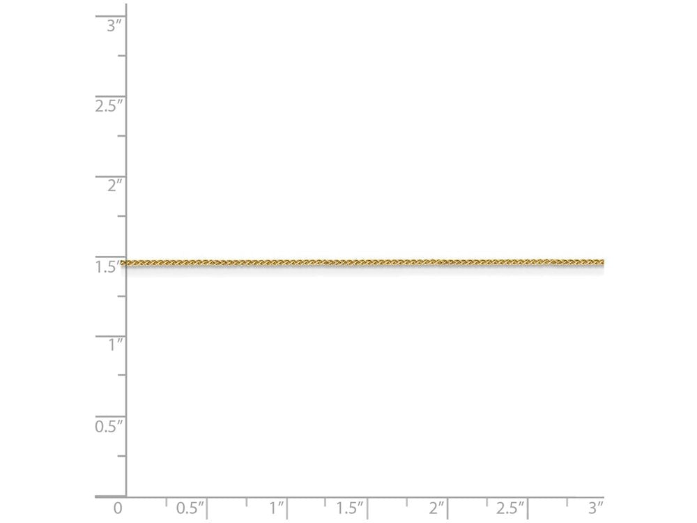 FJC Finejewelers 6 Inch 14k Yellow Gold 0.80mm Spiga Pendant Necklace Chain Bracelet