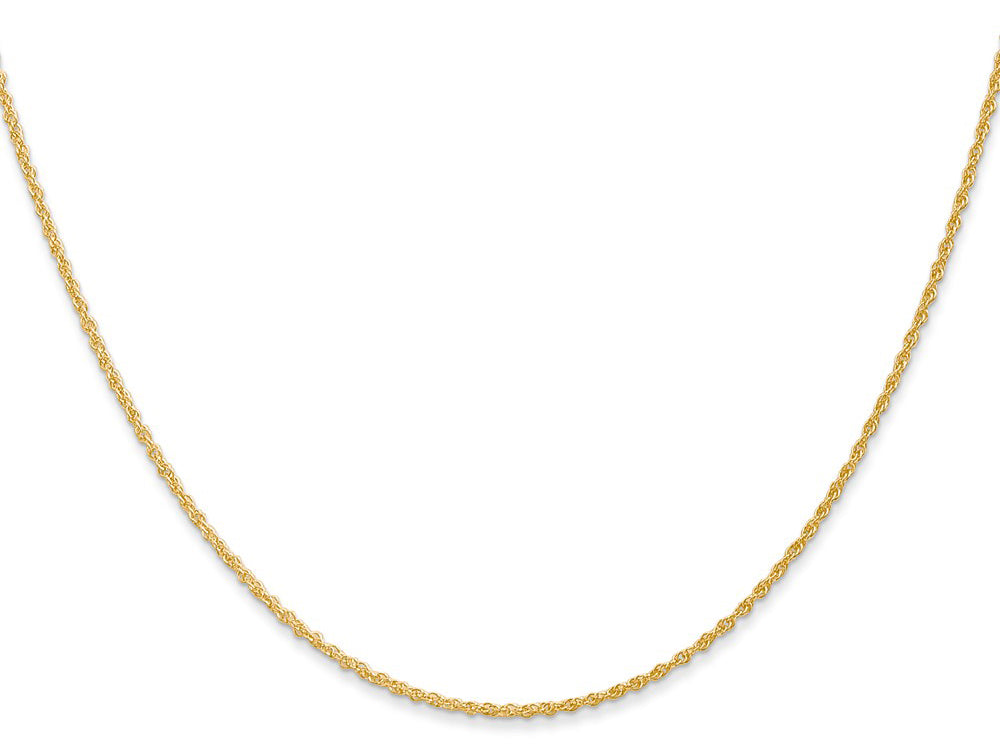FJC Finejewelers 16 Inch 14k Yellow Gold 1.1mm Baby Rope Chain Necklace