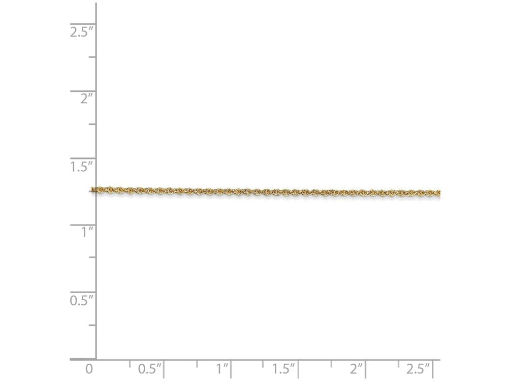 FJC Finejewelers 20 Inch 14k Yellow Gold 1.1mm Baby Rope Chain Necklace