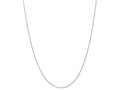 FJC Finejewelers 18 Inch 14k White Gold .8mm bright-cut Cable Chain Necklace