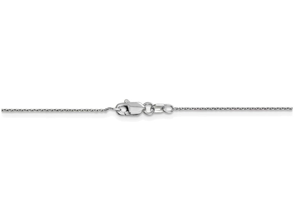FJC Finejewelers 20 Inch 14k White Gold .80mm bright-cut Cable Chain Necklace