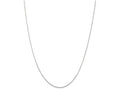 FJC Finejewelers 24 Inch 14k White Gold .80mm bright-cut Cable Chain Necklace
