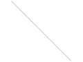 FJC Finejewelers 24 Inch 14k White Gold 1.3mm Cable Chain Necklace