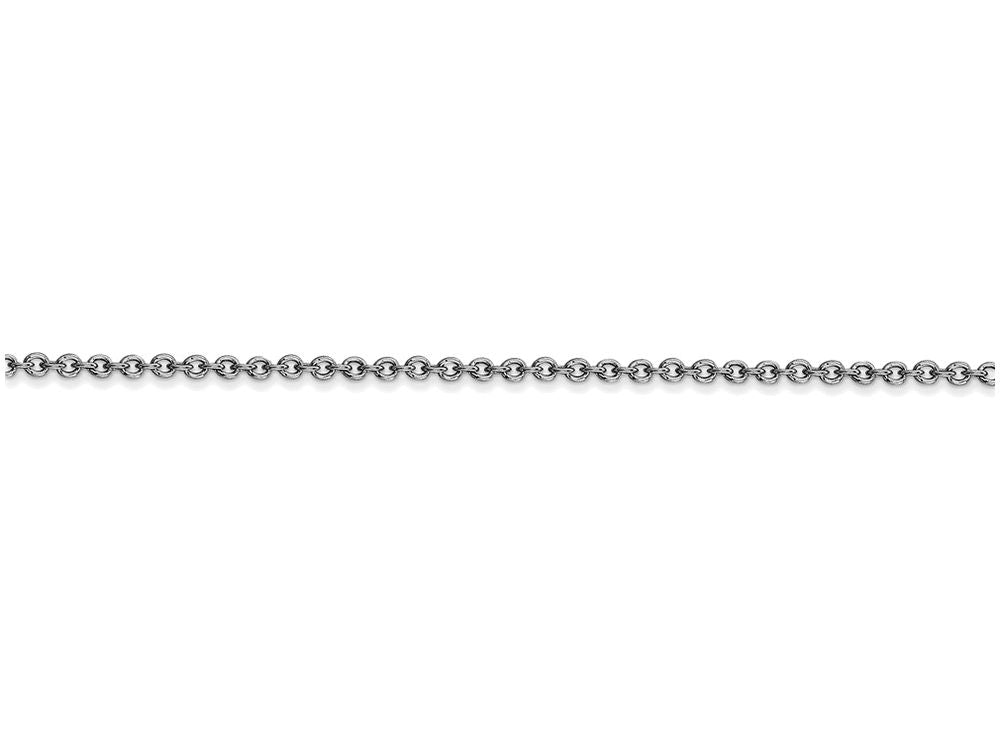 FJC Finejewelers 16 Inch 14k White Gold 1.67mm Cable Chain Necklace