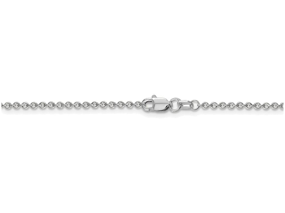 FJC Finejewelers 16 Inch 14k White Gold 1.67mm Cable Chain Necklace