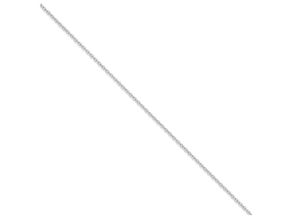 FJC Finejewelers 20 Inch 14k White Gold 2.4mm Cable Chain Necklace
