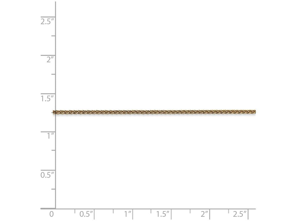 FJC Finejewelers 30 Inch 14k Yellow Gold 1.25mm Spiga Chain Necklace