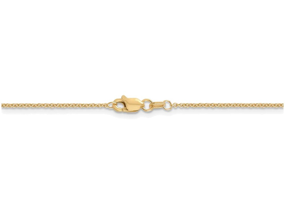 FJC Finejewelers 16 Inch 14k Yellow Gold .7mm Cable Chain Necklace