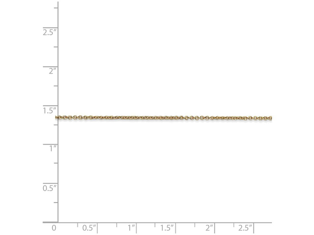 FJC Finejewelers 18 Inch 14k Yellow Gold .7mm Cable Chain Necklace