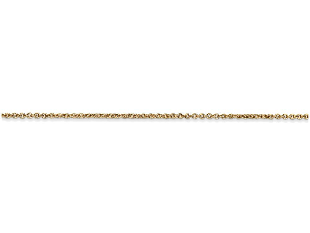FJC Finejewelers 24 Inch 14k Yellow Gold .7mm Cable Chain Necklace