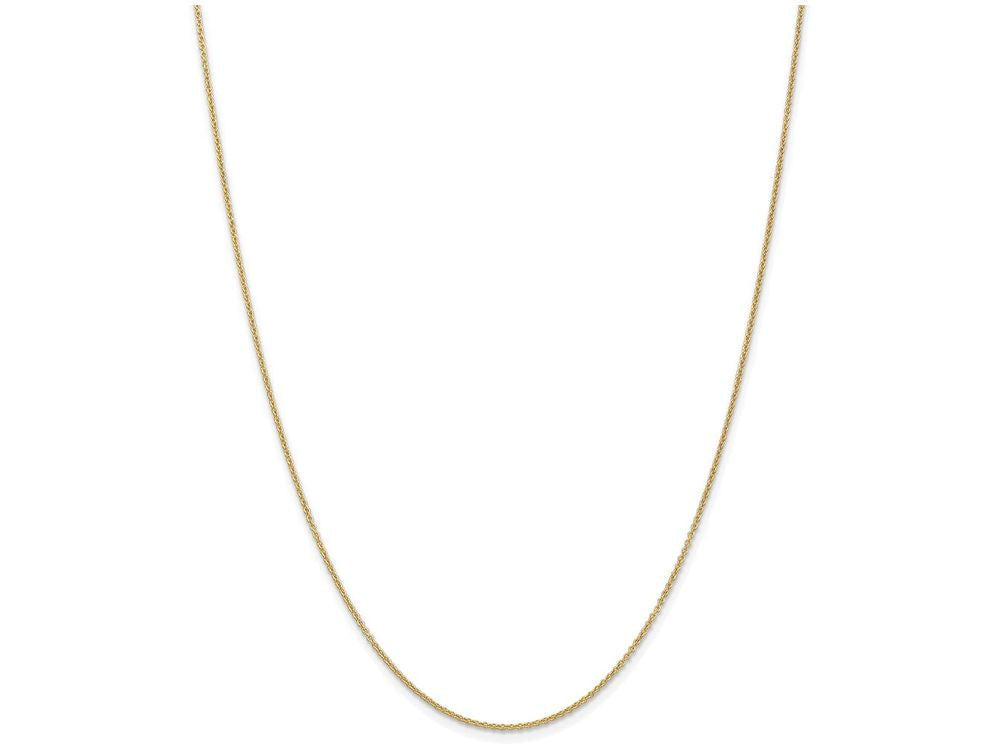 FJC Finejewelers 24 Inch 14k Yellow Gold .7mm Cable Chain Necklace