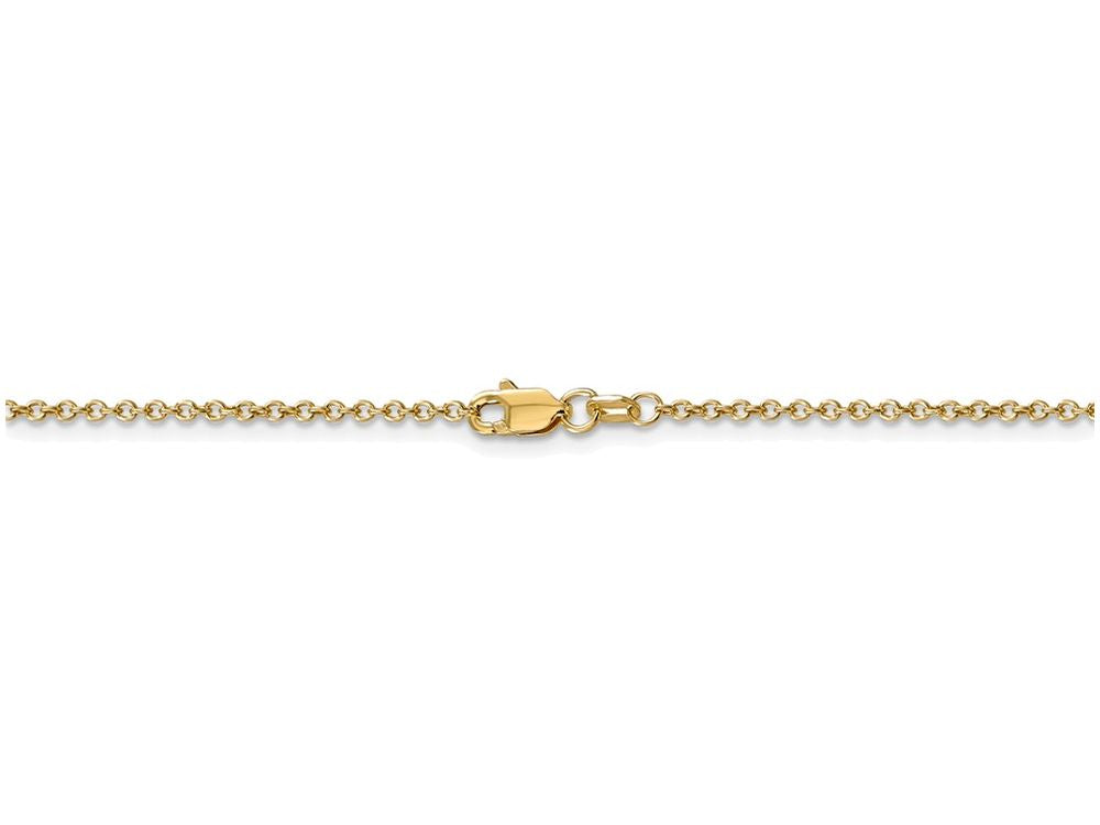 FJC Finejewelers 18 Inch 14k Yellow Gold 1.3mm Cable Chain Necklace