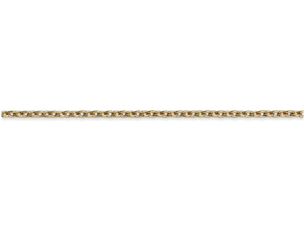 FJC Finejewelers 16 Inch 14k Yellow Gold 2mm Cable Chain Necklace