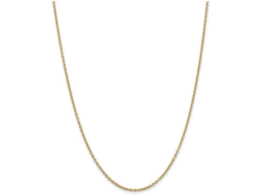 FJC Finejewelers 16 Inch 14k Yellow Gold 2mm Cable Chain Necklace