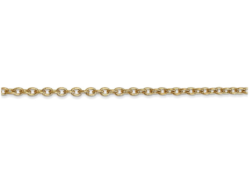 FJC Finejewelers 20 Inch 14k Yellow Gold 2.4mm Cable Chain Necklace