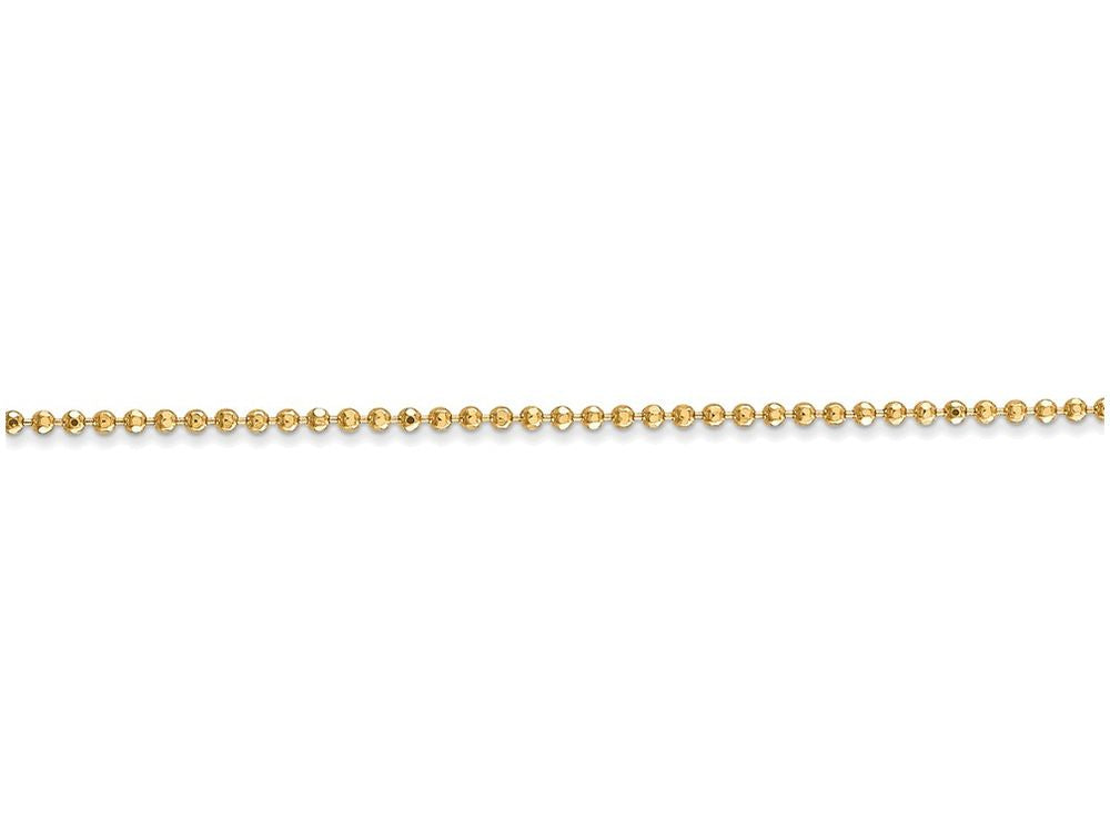 FJC Finejewelers 20 Inch 14k Yellow Gold 1.2mm bright-cut Baby Ball Chain Necklace