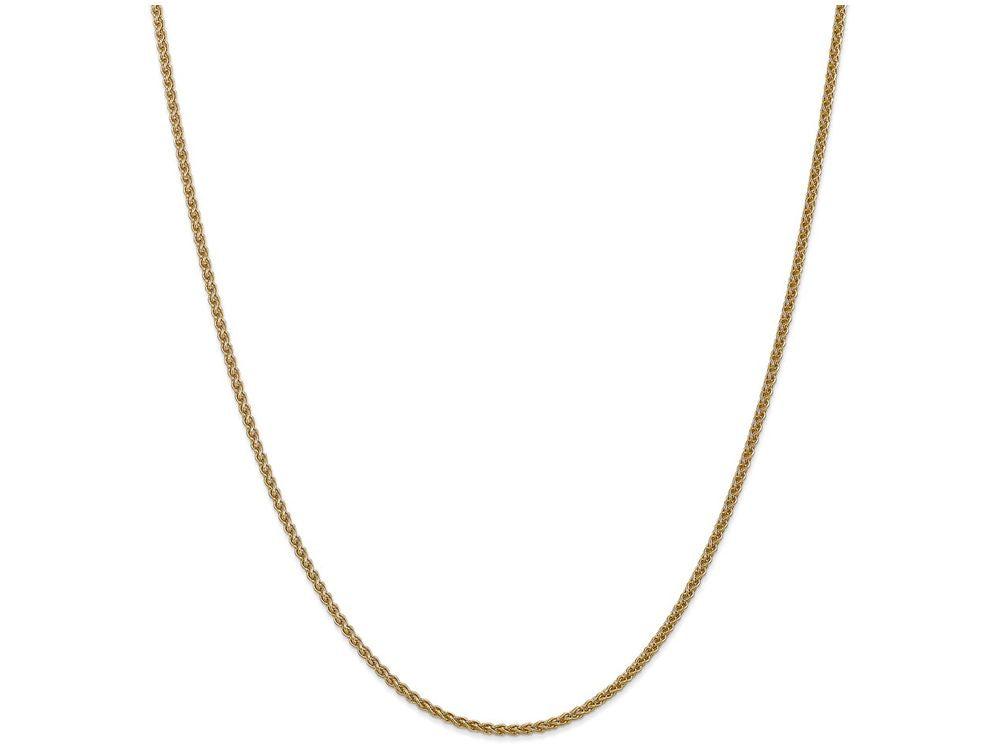 FJC Finejewelers 18 Inch 14k Yellow Gold 1.1mm Solid Polished Spiga Chain Necklace